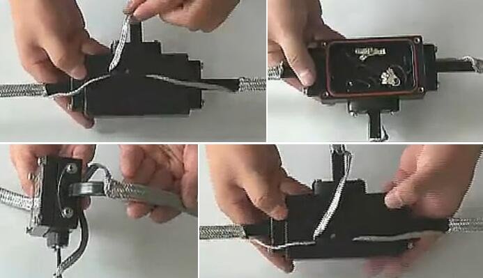 二通、三通接線盒正確接線盒方式圖